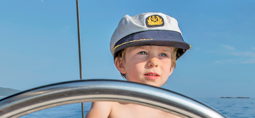 Sailing holidys with children