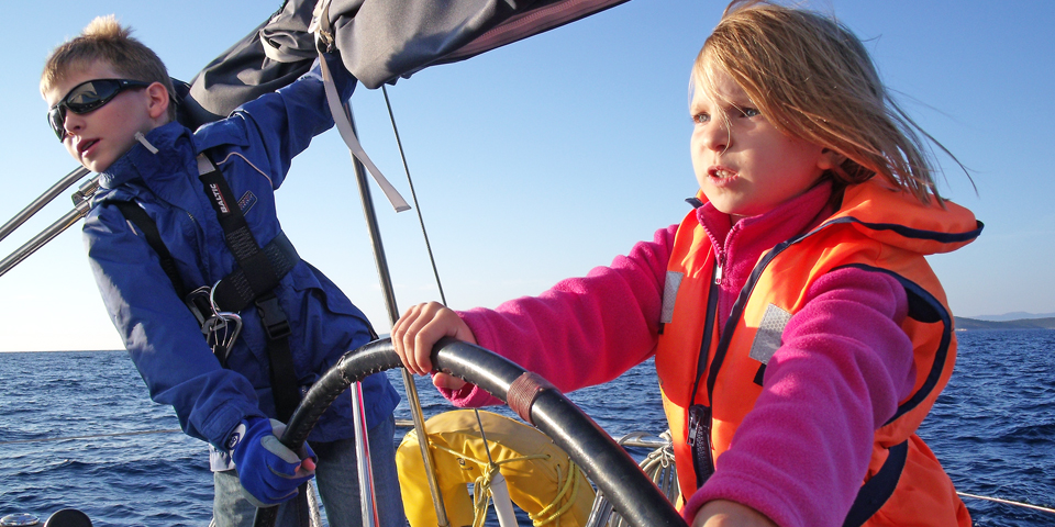 Segelferien mit Kindern