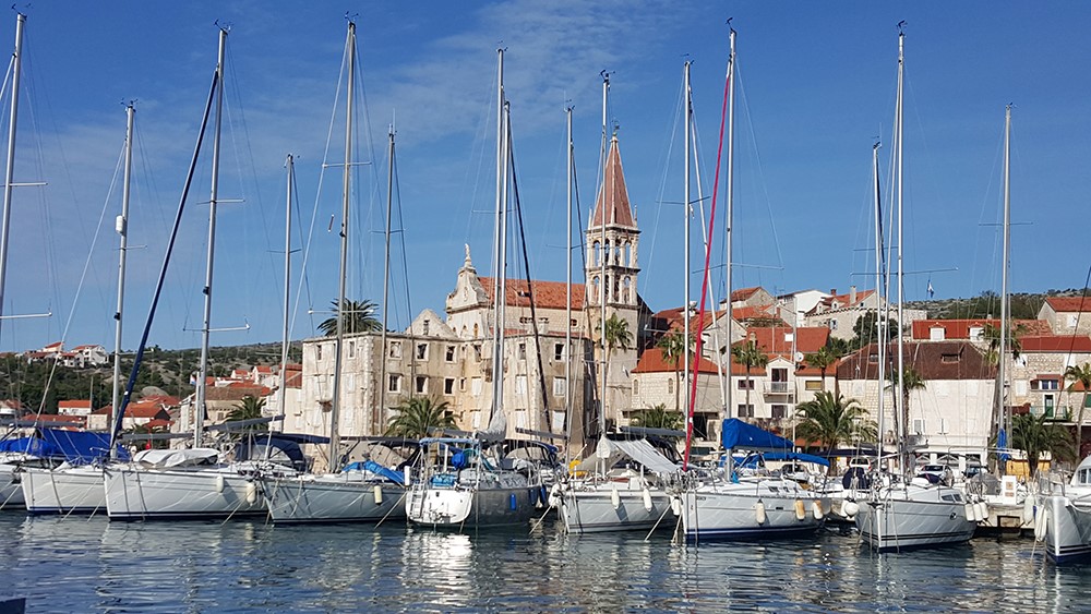 Yacht Club Milna, l'île de Brač, Croatie